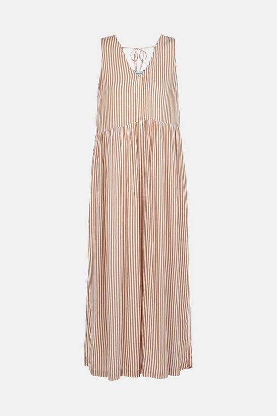 Warehouse Stripe Sleeveless Midi Dress 5