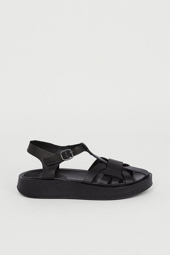 Warehouse Real Leather Fisherman's Sandal 2