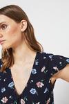 Warehouse Top With Flutter Sleeve In Floral thumbnail 2