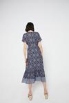 Warehouse Midi Dress With Flutter Sleeve thumbnail 3
