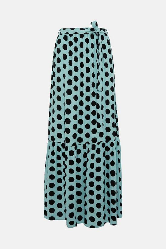 Warehouse Midi Skirt With Tie 5