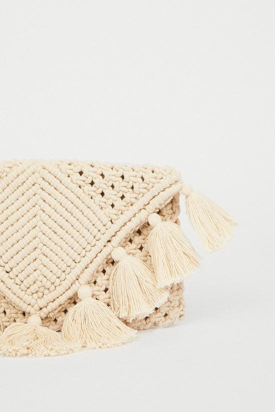 Warehouse Crochet Clutch Bag 1