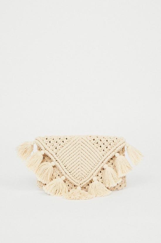 Warehouse Crochet Clutch Bag 3