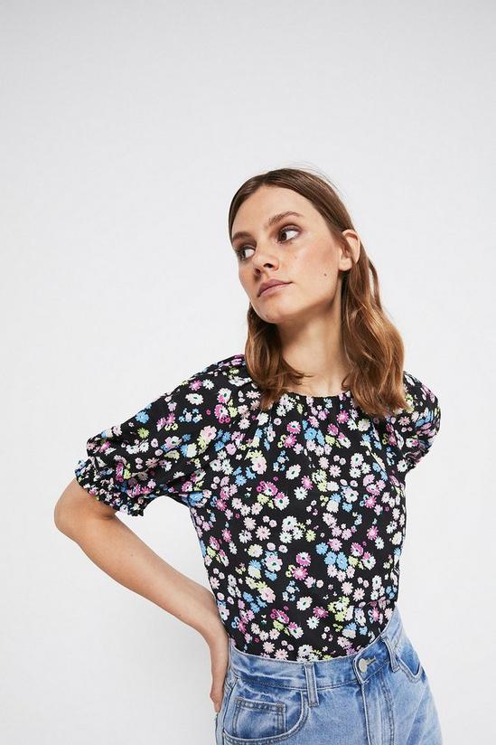 Warehouse Swing Top In Floral 1