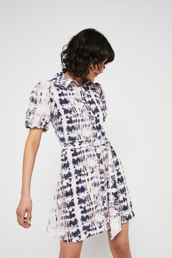 Warehouse Fit And Flare Shirt Dress With Belt 2