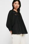 Warehouse Cotton Voile Top With Cutwork Bib thumbnail 4