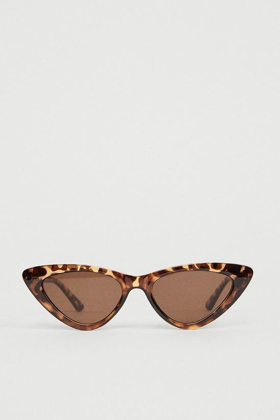 Warehouse Tortoise Shell Cat Eye Sunglasses 3