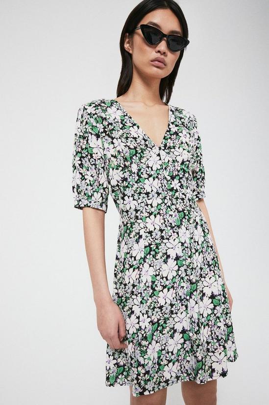 Warehouse Tea Dress In Floral 1