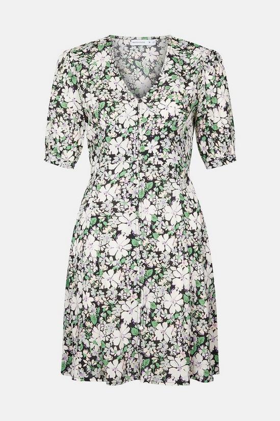 Warehouse Tea Dress In Floral 5