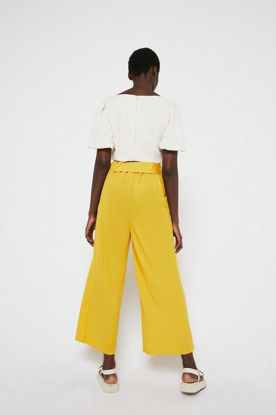 Warehouse Pique Utility Pocket Wide Trousers 3