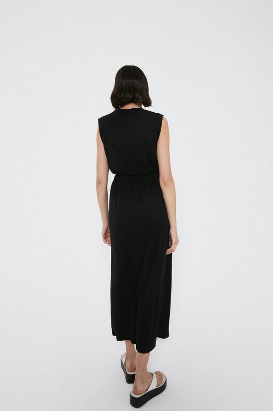 Warehouse Premium Modal Sleeveless Elastic Waist Dress 3