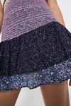 Warehouse Shirring Detail Mini Skirt thumbnail 4