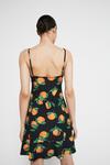 Warehouse Printed Ruched Front Cami Short Dress thumbnail 3