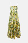 Warehouse Cami Maxi Dress In Photographic Floral thumbnail 5