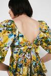 Warehouse Photographic Floral Tie Back Top thumbnail 4