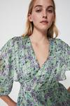 Warehouse Wrap Top In Floral Print thumbnail 1