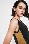 Warehouse Premium Modal Colourblock Midi Dress thumbnail 2