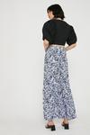 Warehouse Midi Skirt With Tie In Floral thumbnail 4