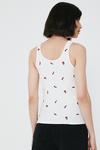 Warehouse Embroidered Popper Front Vest thumbnail 3