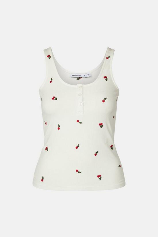 Warehouse Embroidered Popper Front Vest 5