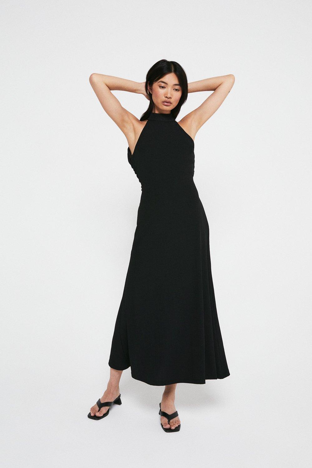 Open back midi outlet dress warehouse