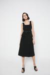Warehouse Tailored Sleeveless Belted Pencil Dress thumbnail 2