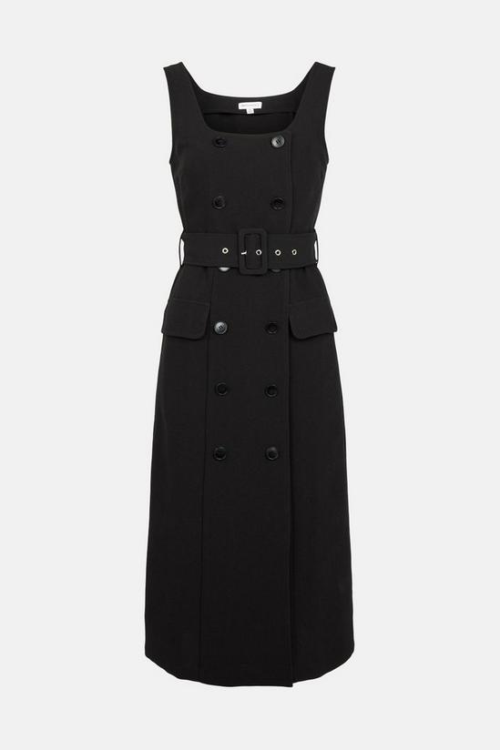 Warehouse Tailored Sleeveless Belted Pencil Dress 5