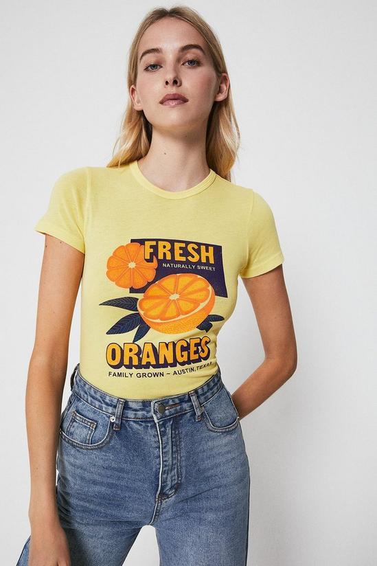 Warehouse Fresh Oranges Slim Tee 1