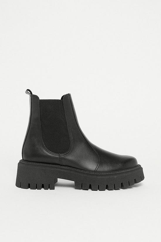Warehouse Leather Chunky Chelsea Boot 4
