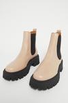 Warehouse Leather Chunky Chelsea Boot thumbnail 2