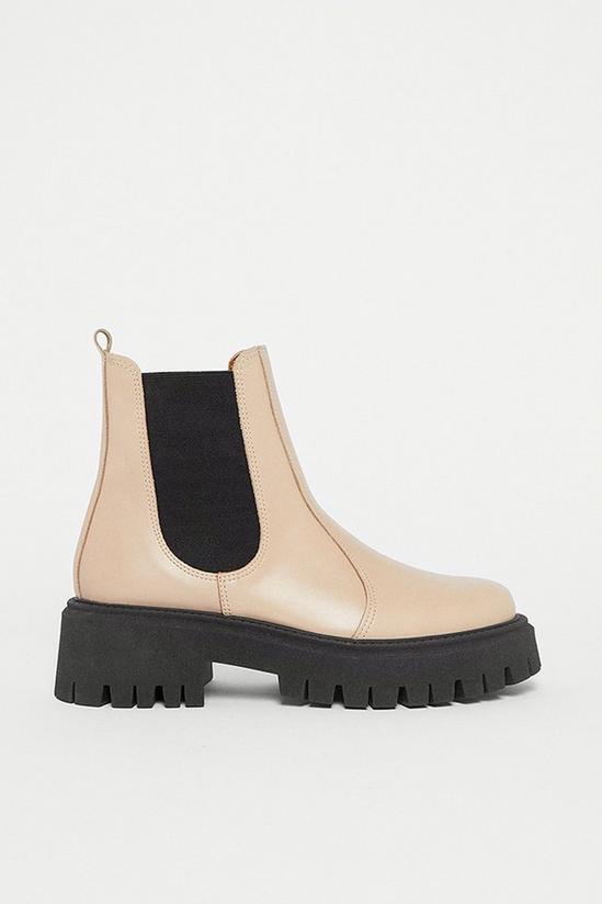 Warehouse Leather Chunky Chelsea Boot 4