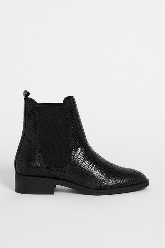 Warehouse Leather Snake Chelsea Boot 1