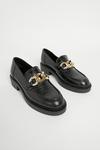 Warehouse Real Leather Croc Chunky Loafer thumbnail 1