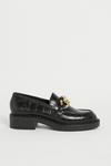 Warehouse Real Leather Croc Chunky Loafer thumbnail 2