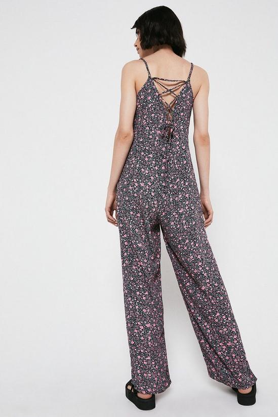 Warehouse Strappy Floral Jumpsuit 2
