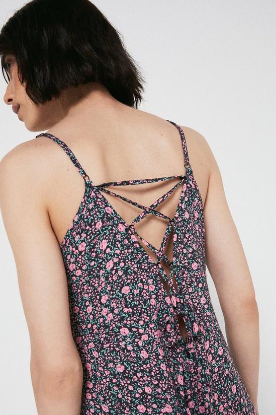 Warehouse Strappy Floral Jumpsuit 3