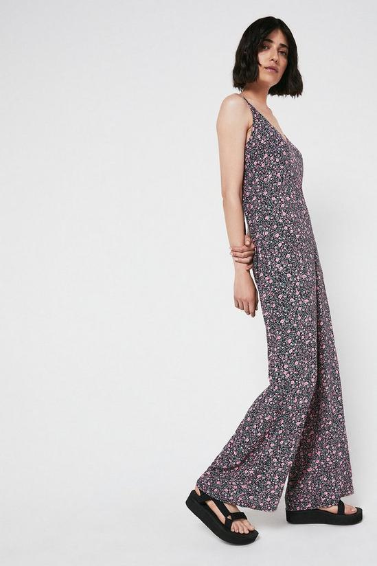 Warehouse Strappy Floral Jumpsuit 4