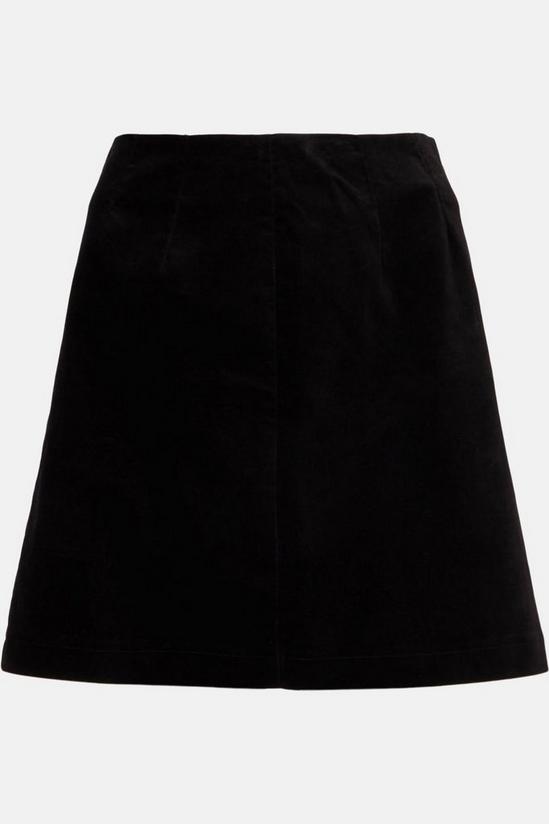 Warehouse Velvet Mini Pelmet Skirt 4