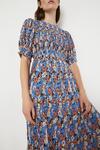 Warehouse Pleated Midi Dress With Short Sleeve thumbnail 2