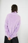 Warehouse Fluffy Slouchy Roll Neck Knit Jumper thumbnail 3