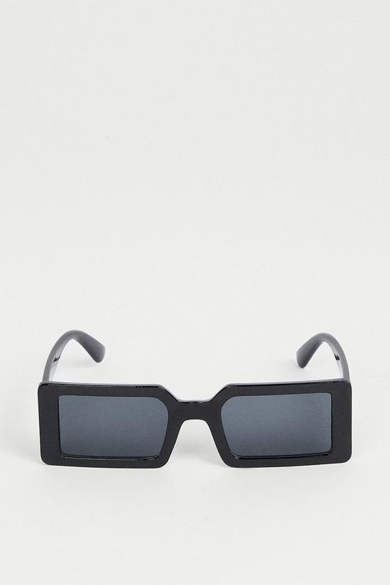 Warehouse Rectangular Frame Sunglasses 1