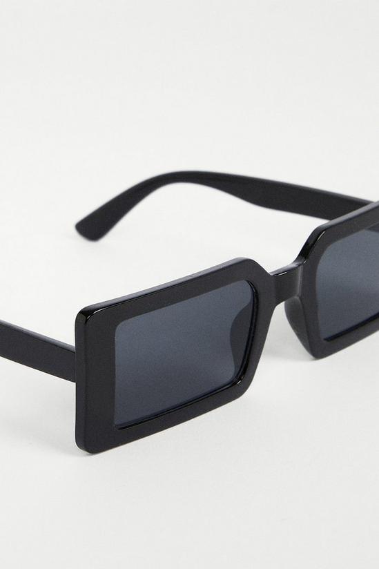 Warehouse Rectangular Frame Sunglasses 2