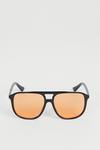 Warehouse Aviator Sunglasses With Tinted Lens thumbnail 1