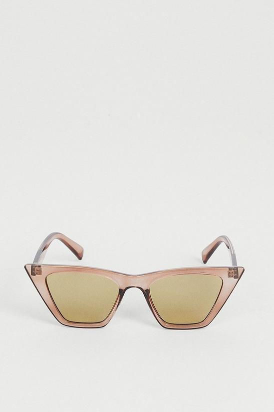 Warehouse Slim Cat Eye Sunglasses 1