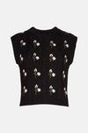 Warehouse Floral Embroidered Knit Tank thumbnail 4