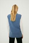 Warehouse Sleeveless Knit Vest With Polyester thumbnail 3
