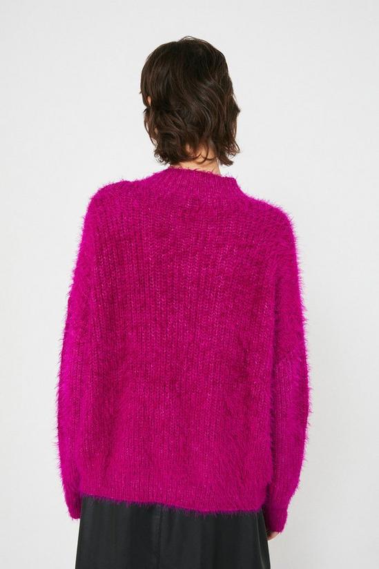 Warehouse Fluffy Slouchy Crew Knit Jumper 3