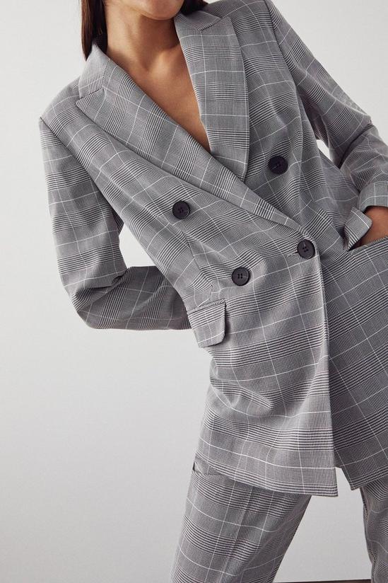 Warehouse Essential Double Breasted Check Blazer 1