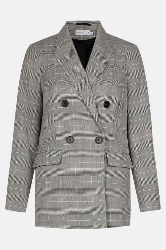 Warehouse Essential Double Breasted Check Blazer 4