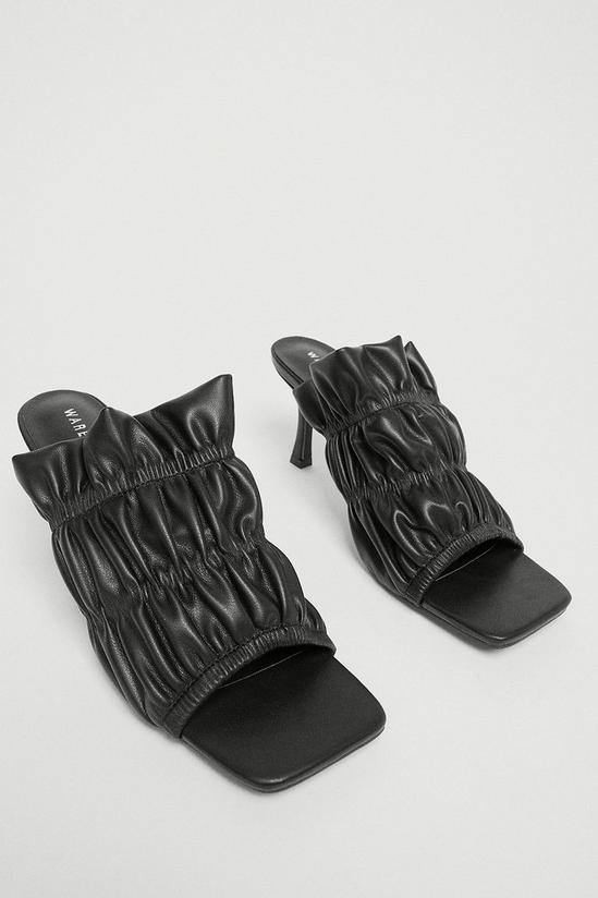 Warehouse Ruched Detail Mule 1